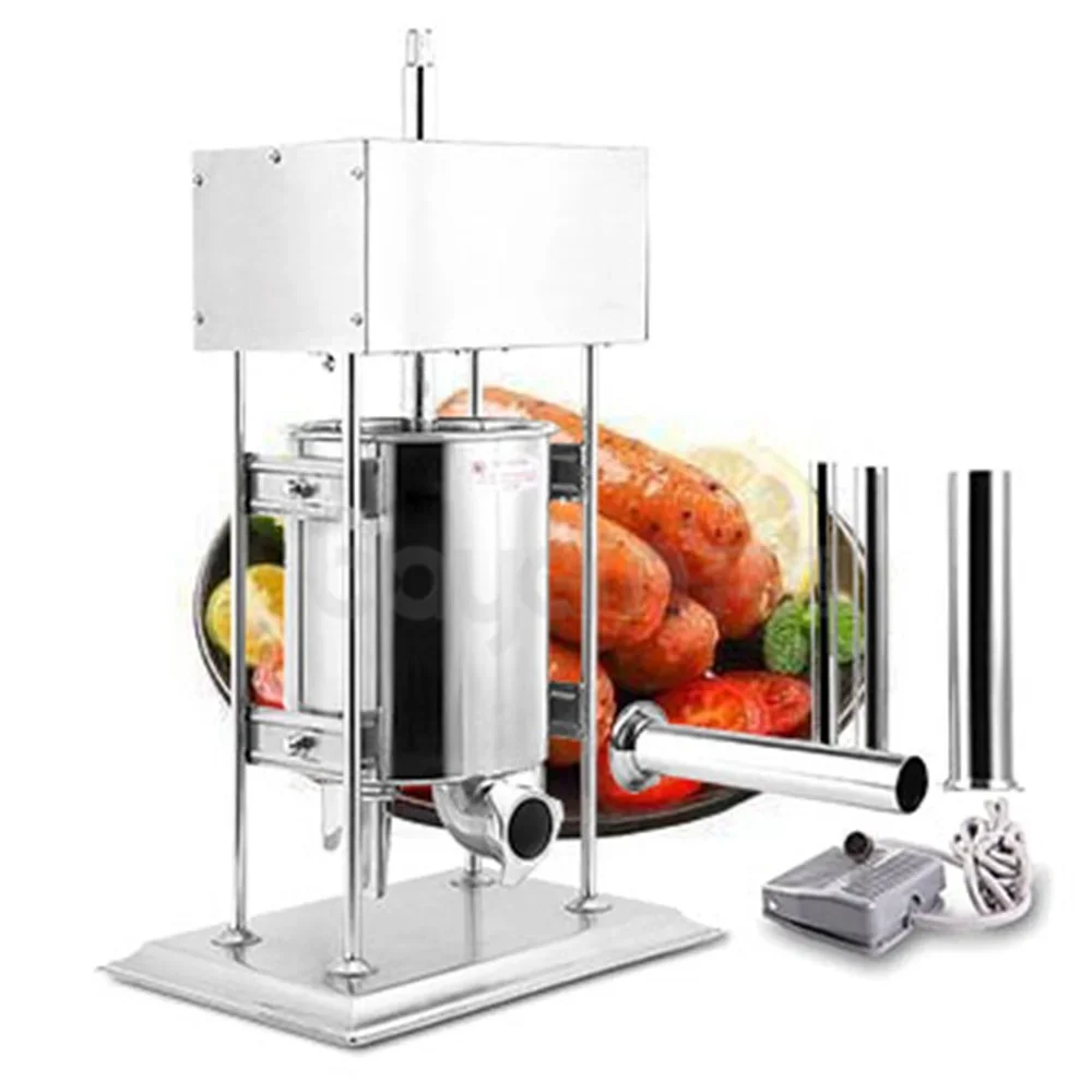 Automatic Sausage Roll Making Machine Stainless Steel Sausage Stuffer Electric Ham Salami Sausage Filler Filling Machine