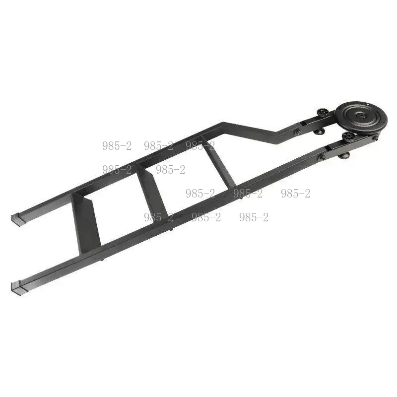 Universal Tailgate Rotary Ladder, Foldable Rear Door Auxiliary Step Ladder, Compatible with Most Pickup Truck Models