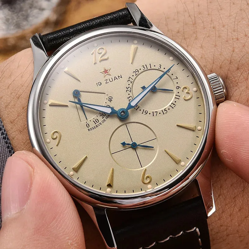 1963 Automatic Watches 40mm Man Watch Pilot Watch of Men Seagull ST1780 Movement Mechanical Waterproof Wristwatch Reloj Hombre