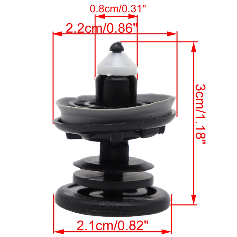 For Audi A4 B8/8K 2015 2014 2013 2012 2011 2010 2009 2008 Car Door Panel Card Trim Clips Inner Fastener Rivet Direct Replacement image 3