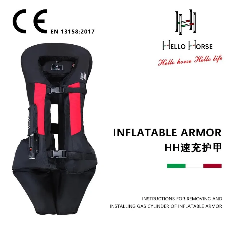 

Equestrian Inflatable Body Protector, Equestrian Suit, 0.08-second Inflatable Horse Riding Protective Gear