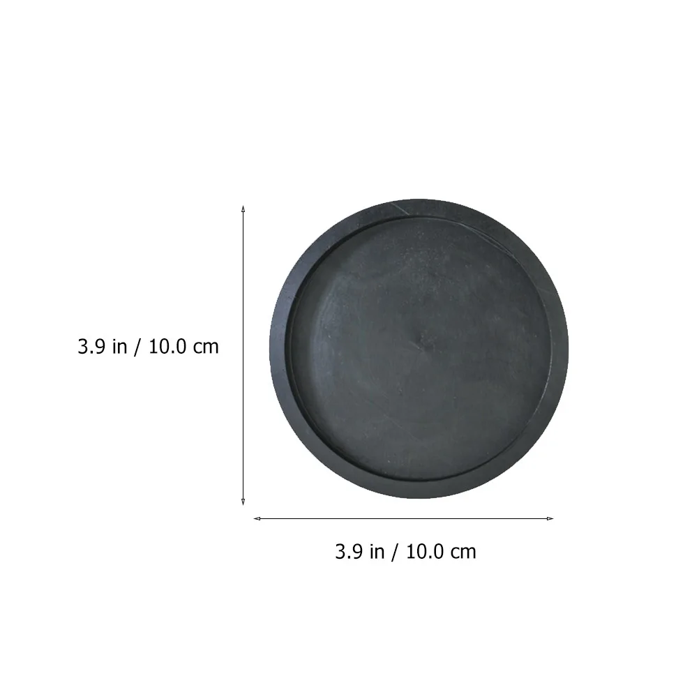 

4 Inch Traditional Inkstone Chinese Calligraphy Ink Grinding Stone Round Durable Portable Inkstone with Lid for Writing