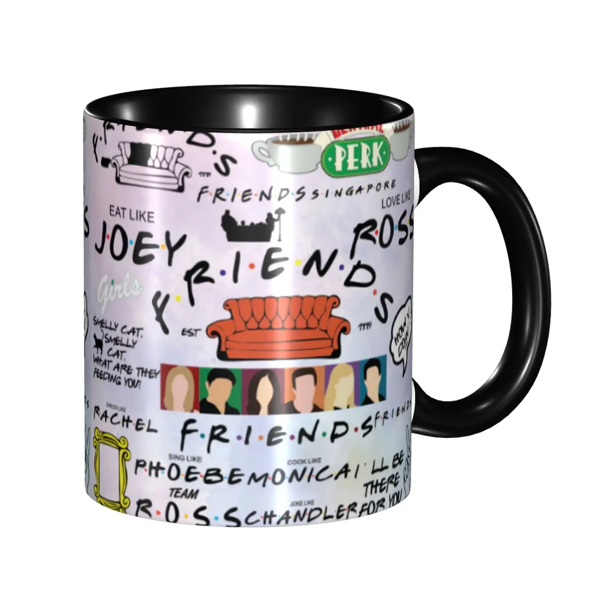 

Customized Funny Friends Collage Coffee Mug DIY TV Show Ceramic Milk Tea Cups