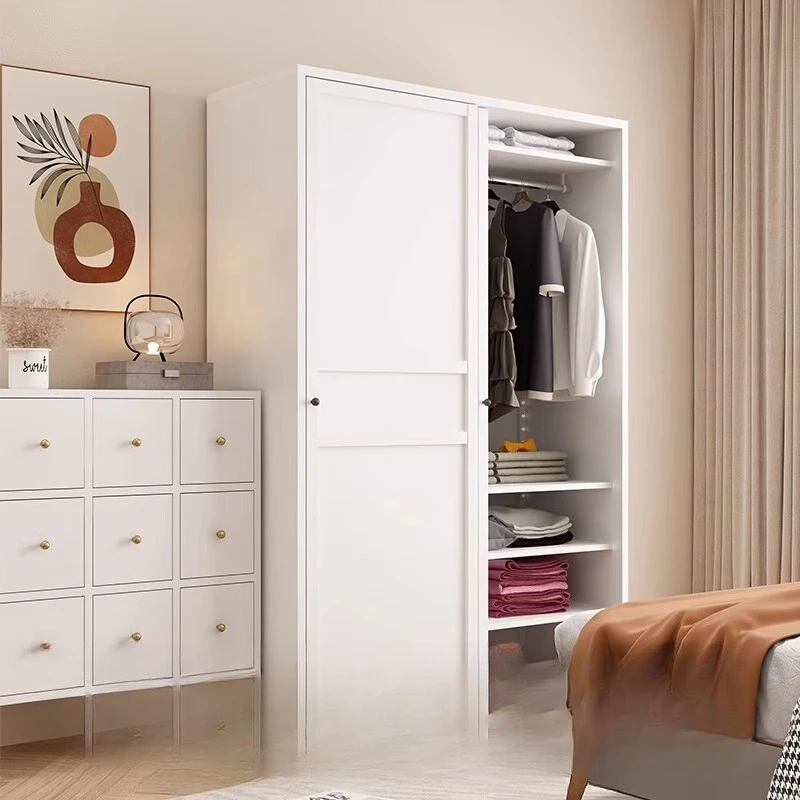 

White Clothes Wardrobe Storage Organizer Perfume Organizer Wardrobe Bedrooms Girls Armario De Ropa Madera Salon Furniture