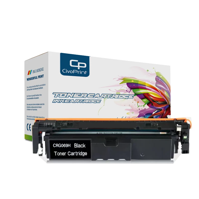 4 Colors CRG-069H CRG069 Toner Cartridge for Canon 069 069H LBP673Cdw LBP673CDN LBP674Cx MF756Cx MF750C MF752Cdw 7.6K with Chip