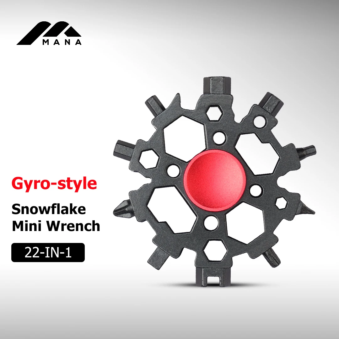 MANA Bicycle Multifunctional Tool All-in-one Snowflake wrench Fingertip Gyro