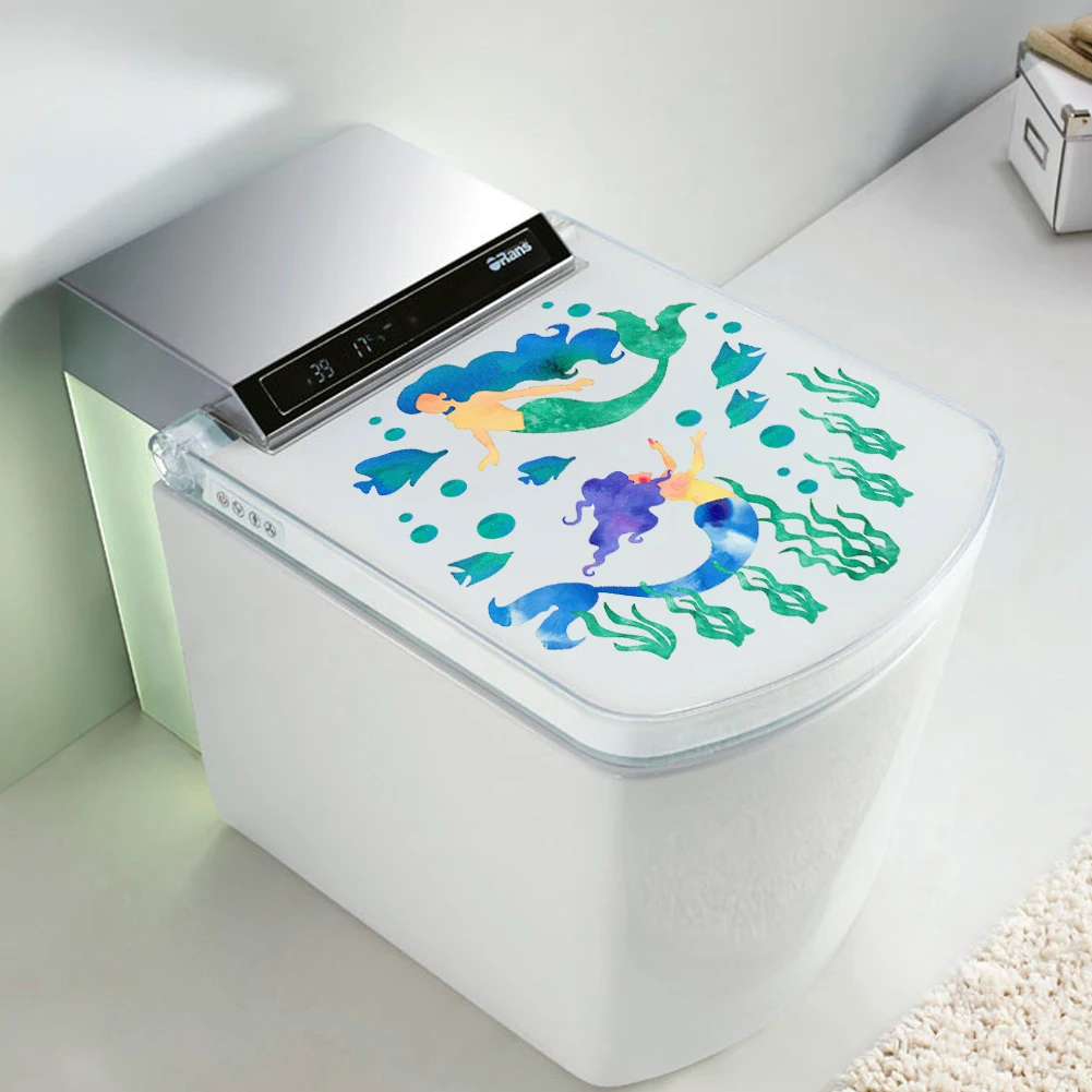 30 * 36cm WC sticker Pedestal Bread cover sticker toilet stool Commode sticker home decoration Decoration 3D bathroom printed