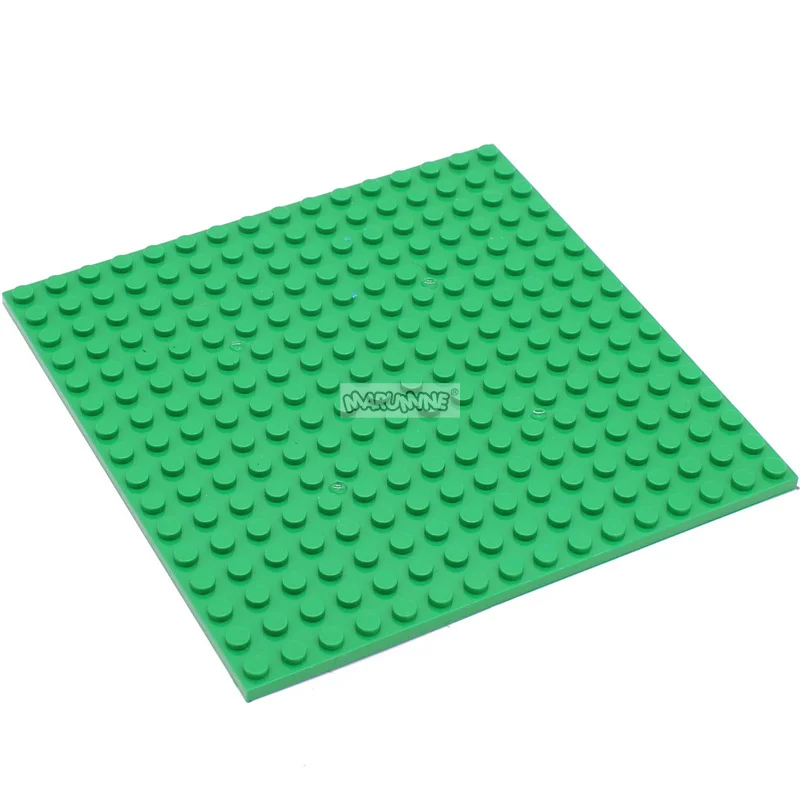 Marumine Double Side 16x16 Baseplate Classic MOC City House Building Blocks Assemble Parts Base Plate Board 91405 Compatible