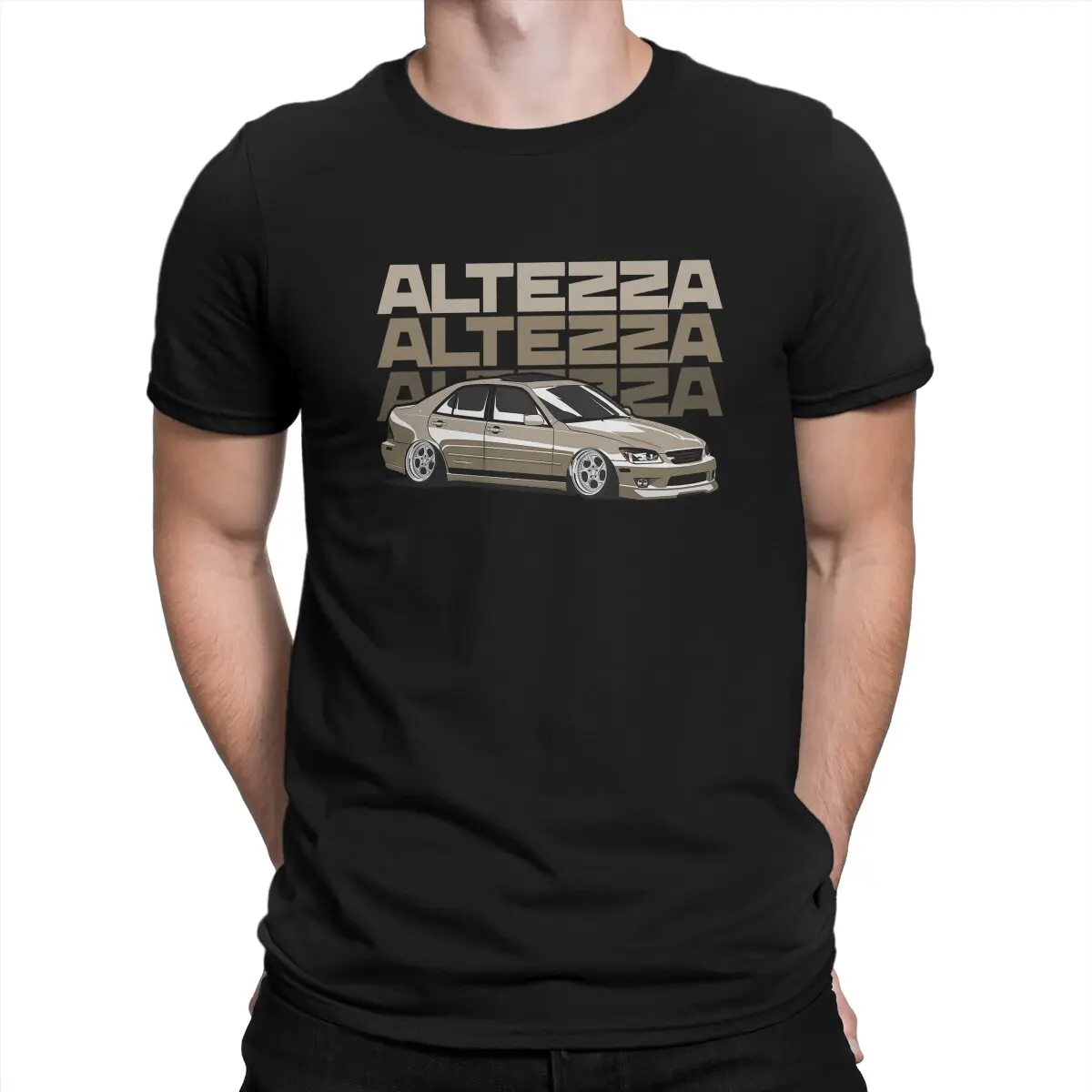 Men T-Shirts SLAMMED ALTEZZA Fashion Tees Short Sleeve Sports Car T Shirts Crewneck Clothing Printed