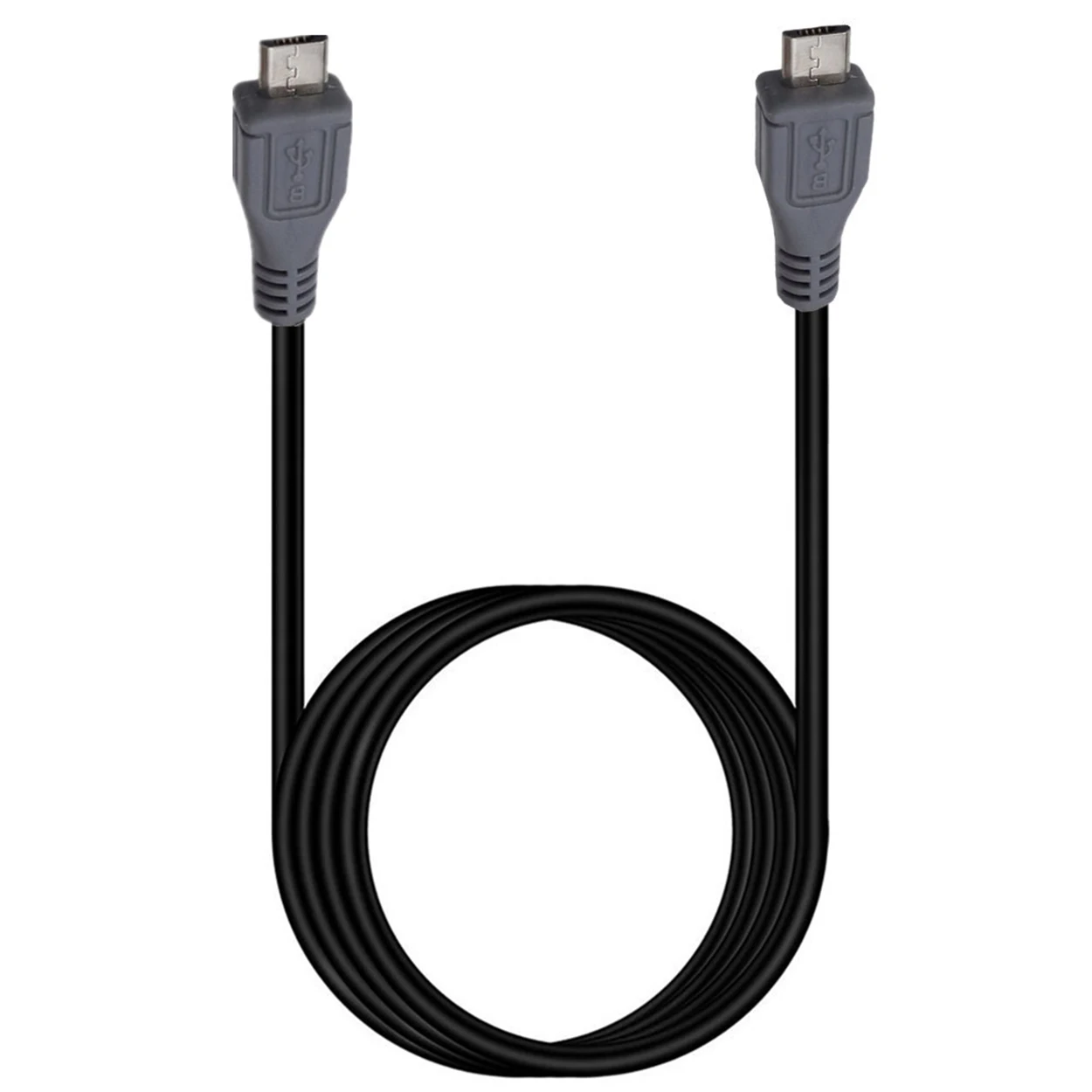 

1pc Micro USB Type B Male To Micro B Male 5 Pin Converter OTG Adapter Lead Data Connector Cord Cable 20cm / 1m 3ft