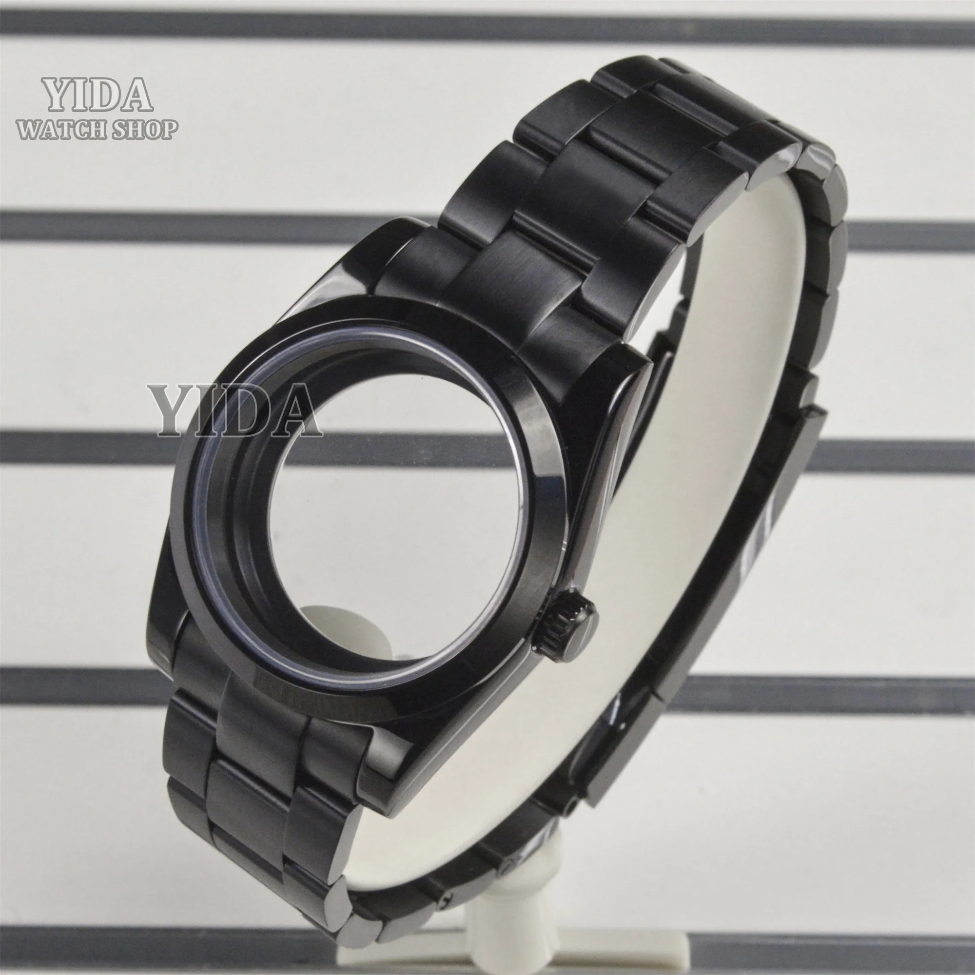 Modified WatchCase Strap 36/39mm Case Stainless Steel 28.5MM Dial For Adjustable Jubilee NH36 Movement Bracelet Sapphire Crystal