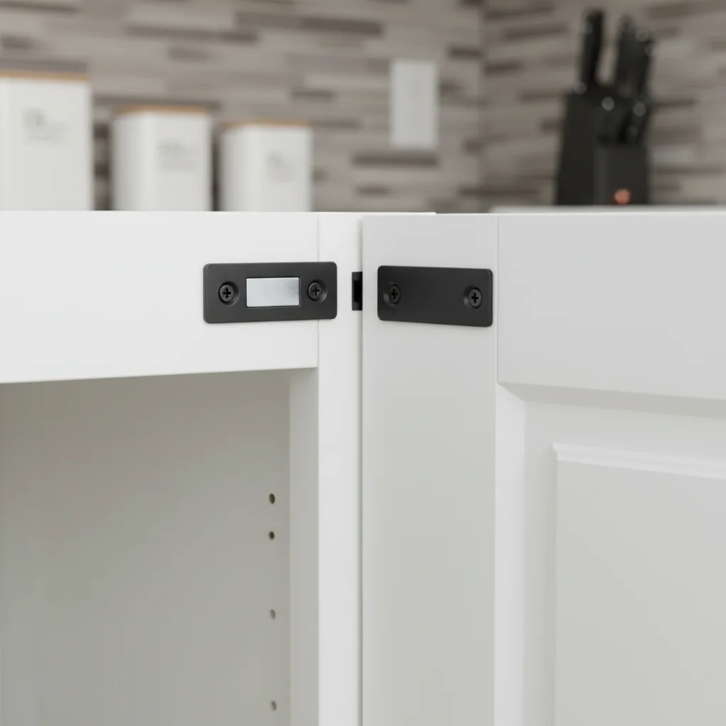 Invisible Magnetic Cabinet Door Closer Non Perforated Strong Magnetic Force Door Suction Sliding Door Accessories Hardware Tools