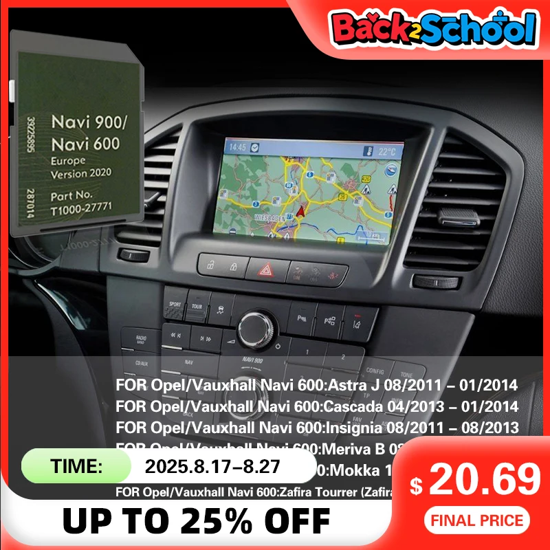 

Карта Сэб-навигатора для Opel Vauxhall Navi 900 Europe 16 ГБ навигационной SD GPS-карты
