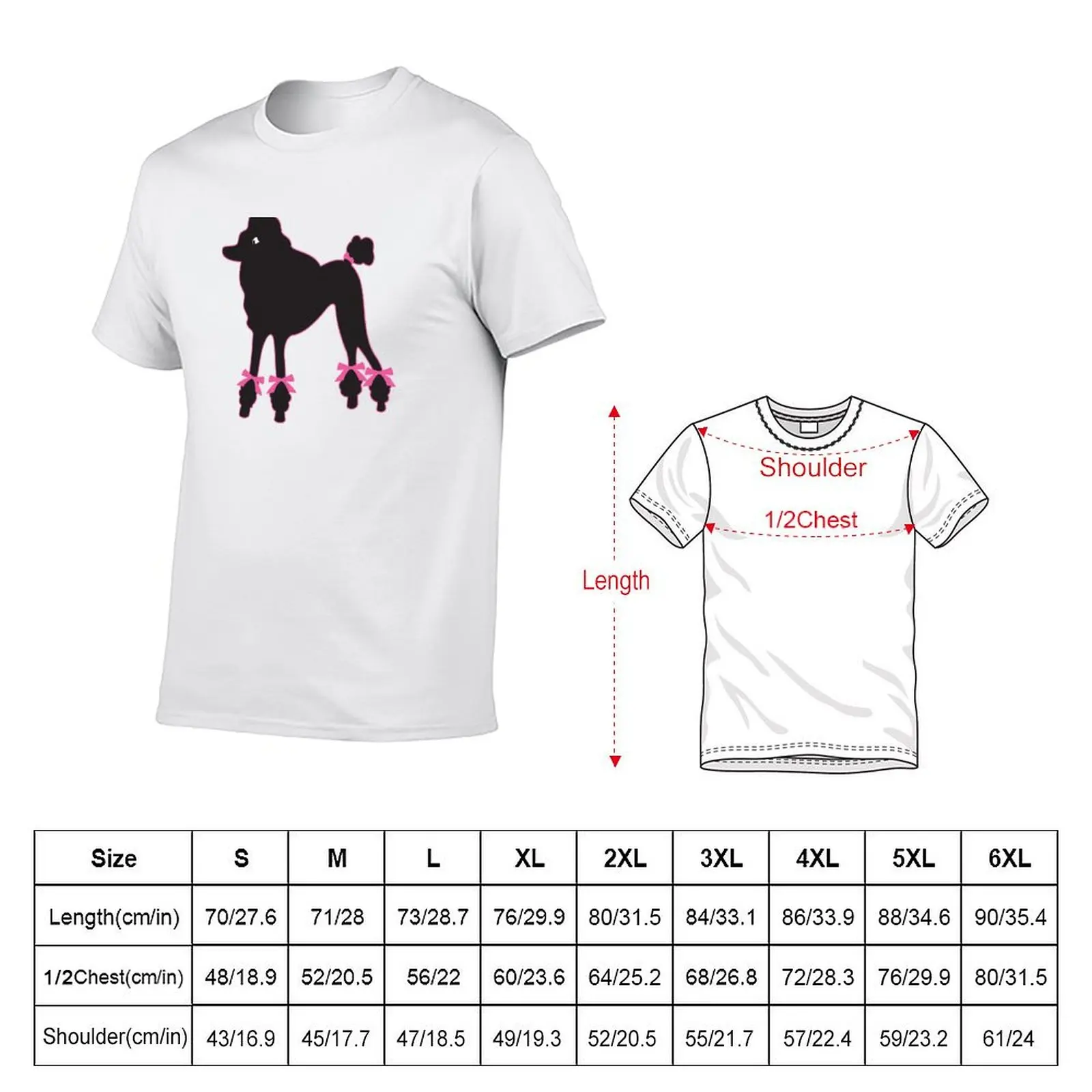 Poodle Skirt 1950s Sock Hop Costume Record Hop Dance T-Shirt Casual Breathable Short Sleeve Top