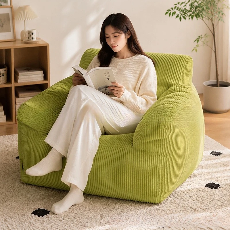 Square broken sponge compression sofa corduroy fabric multi-color optional vacuum compression high resilience