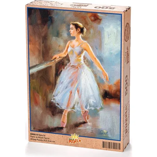 King Of Puzzle Ballerina Wooden Puzzle 500 Parts