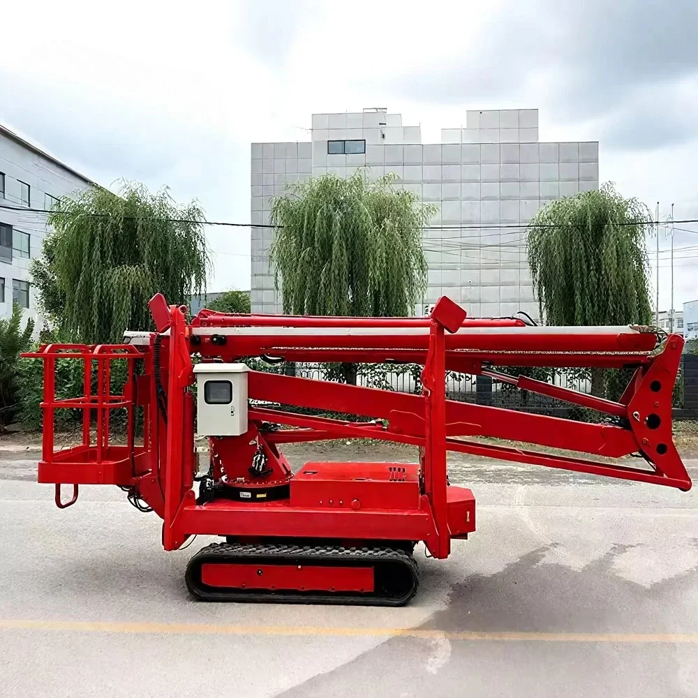 2026-Factory Price Off-road Crawler Cherry Picking Telescopic Articulated Lift