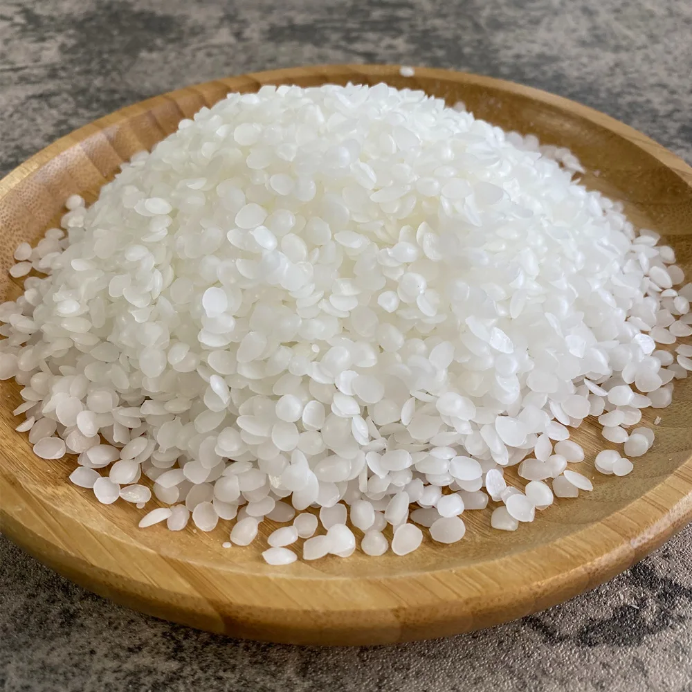 Cera de abejas blanca pura natural granulada, material para velas aromáticas, material para velas aromáticas sin humo, suministros para manualidades.