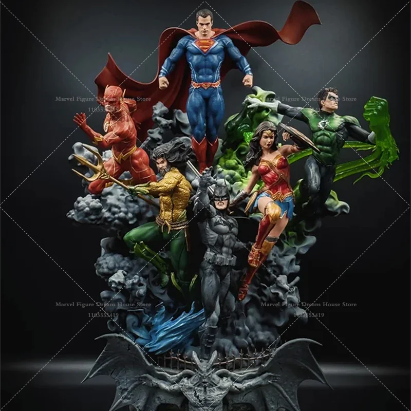 Modèle de poupée en résine 3D GK, échelle 1/35, à assembler soi-même, modèle blanc non peint, l'équipe de super-héros la plus représentative, Alliance Six People