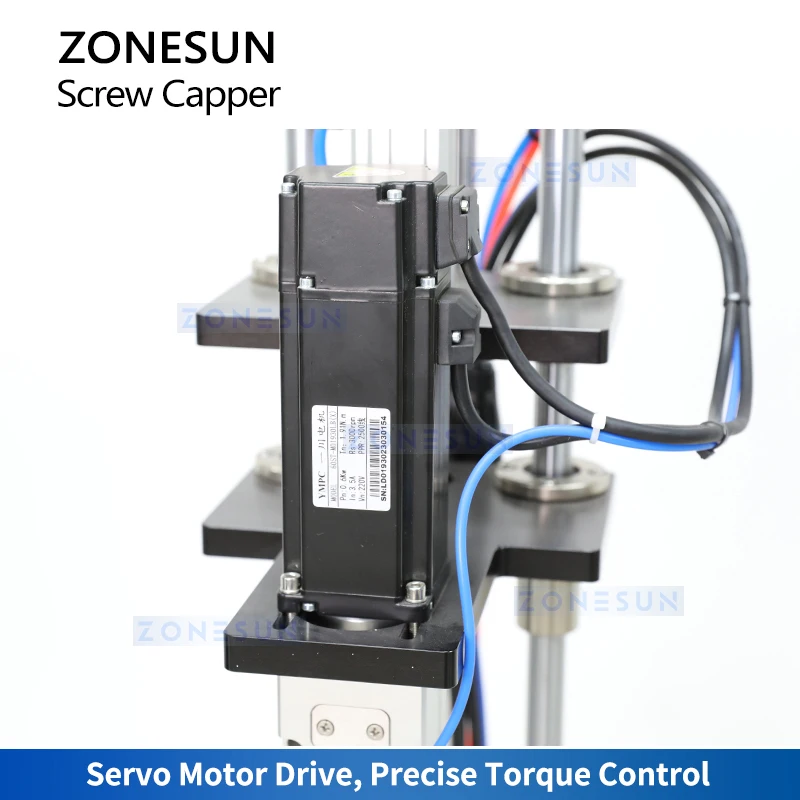 Zonesun ZS-XG0001 Automatic Tabletop Capping Machine Bottle Capper Bottle Sealer Capping Equipment Servo Motor