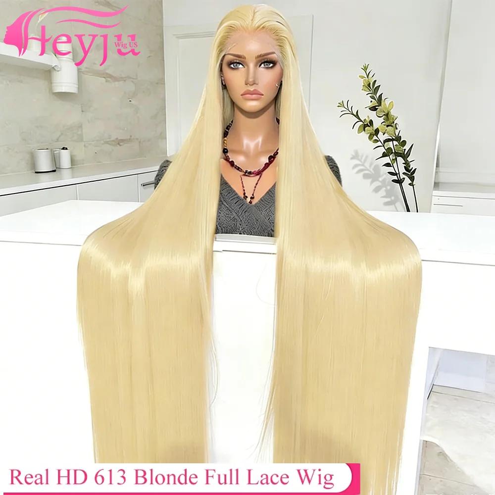 

Парик Heyju 13x4 13x6 HD Прозрачный Полный Фронтальный Кружева 613 Светлые Цветные Прямые Парики Человеческих Волос Парики Фронта Шнурка Для Женщин 250%