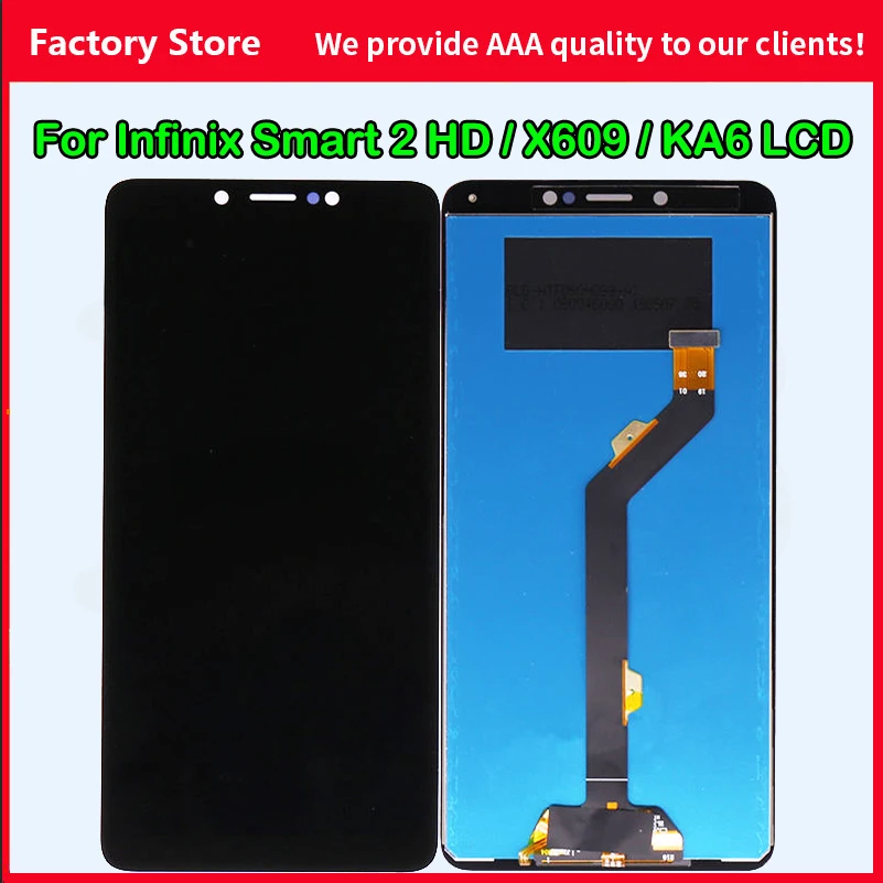 Original 10-Touch AAA Quality LCD For Infinix Smart 2 HD LCD Display Screen Replacement For Infinix X609 X609B KA6 Screen