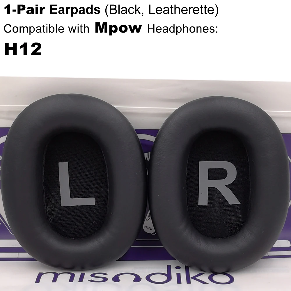 

misodiko Ear Pads Cushions Replacement for Mpow H12/ RCA H033C Over Ear Headphones