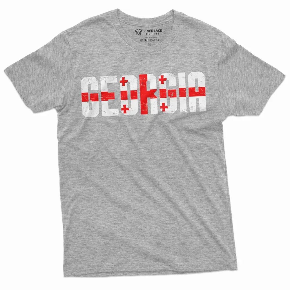 

Men's Georgia Shirt Sakartvelo T-Shirt Georgia Country Patriotic Gift Tees