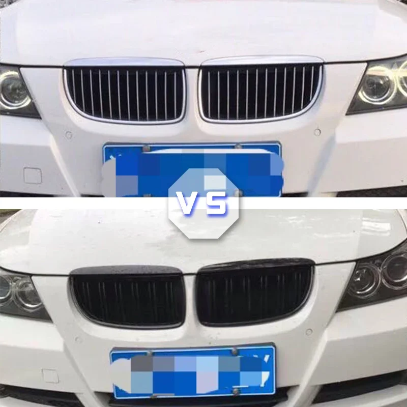 Fit For Bmw 3 Series E90 E91 2005 2006 2007 2008 Car Front Bumper Grille Black Grille ABS