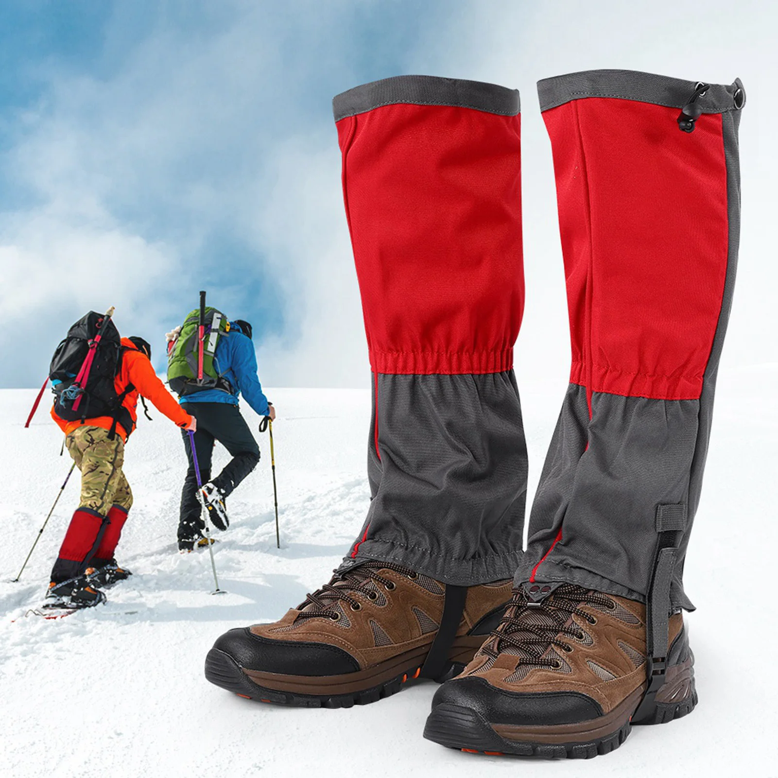 

1 Pair Outdoor Waterproof Sports Climbing Hiking Legging Gaiters Shoe Boots Cover for Adult