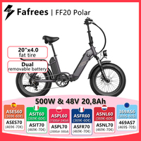 Fafrees FF20 Polar Folding Electric Bicycle 500W 48V 20.8Ah MTB Mountain Bike Outdoor Fat E-bike for Adult