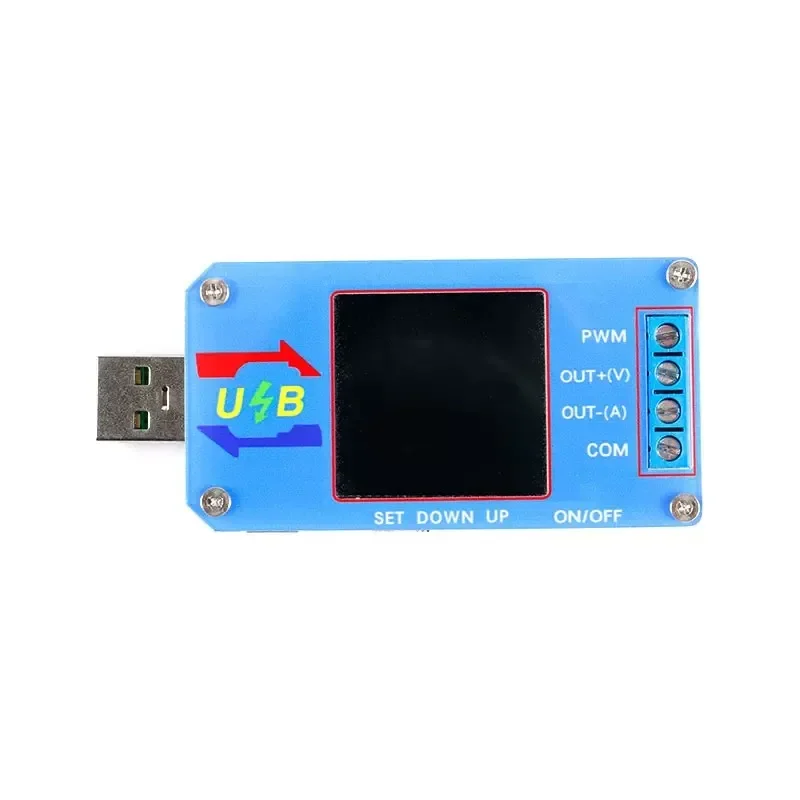 

XY-UDT CNC USB понижающе-повышающий источник питания постоянное напряжение постоянный ток 5 В литр 12 В вольтметр амперметр ШИМ-генератор