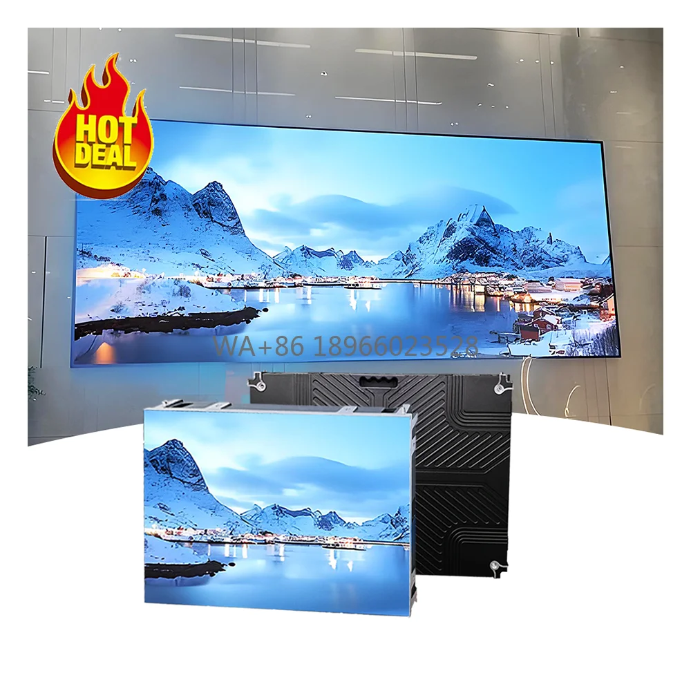 

Индивидуальный ультратонкий светодиодный экран COB Внутренняя видеостенная панель с литым алюминиевым экраном