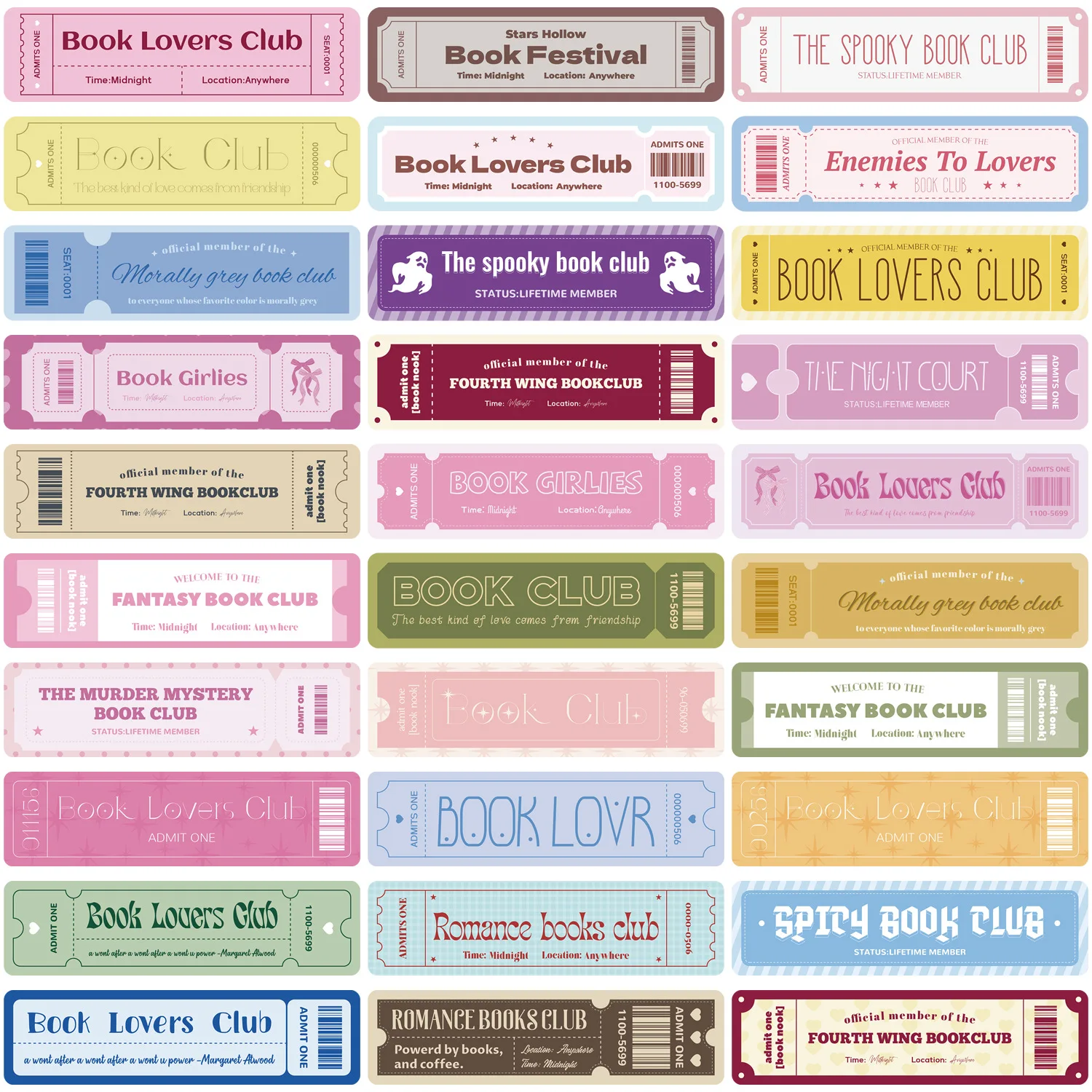 30 Stück Lesezeichen für Buchliebhaber, Seitenmarkierer, Buchzubehör, Lese-Accessoires, Literarische Erinnerungsstücke, Geschenke für Bücherwürmer