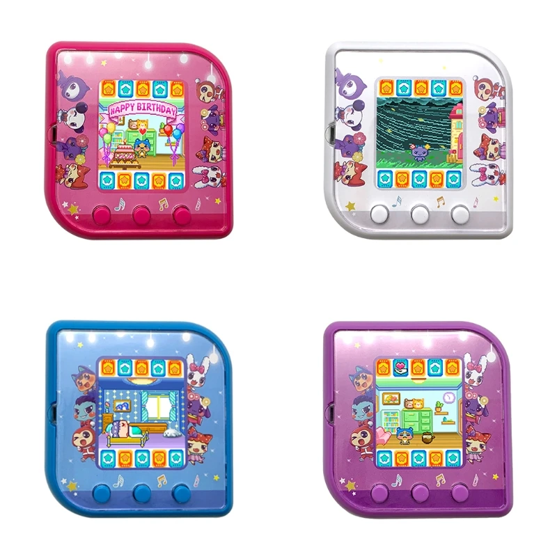 Electronic Pets Toy Virtual Pet Retro Cyber 2 Games Funny for Kids Children Handheld Game Machine