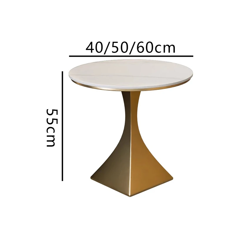 European Round Coffee Table Glam Trendy Modern Aesthetic Coffee Table Neutral Cool Table Basse Pour Salon Home Furniture