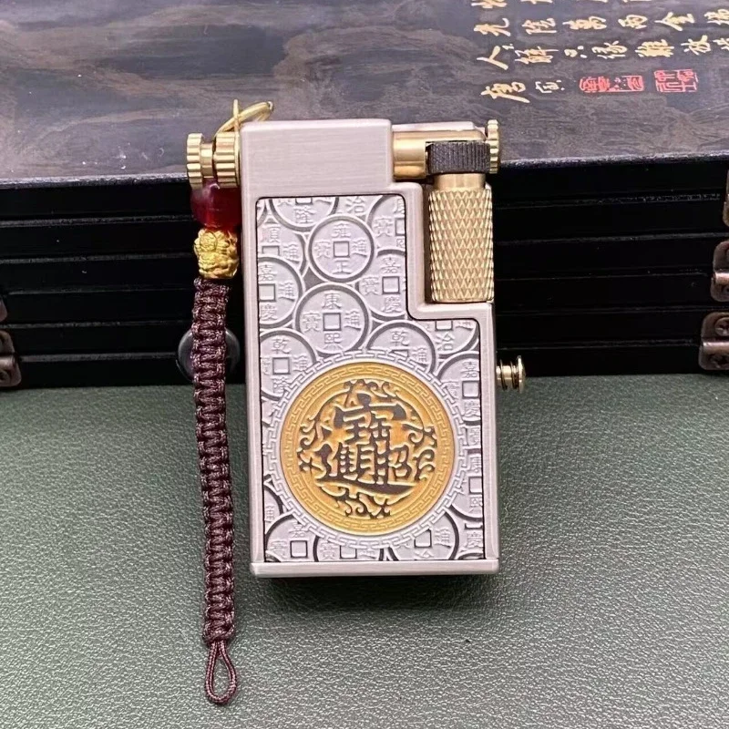 

Chife Новый стиль, прозрачная керосиновая зажигалка для топливного бака — стильный классический дизайн, портативный и изысканный — идеальный подарок для мужчин