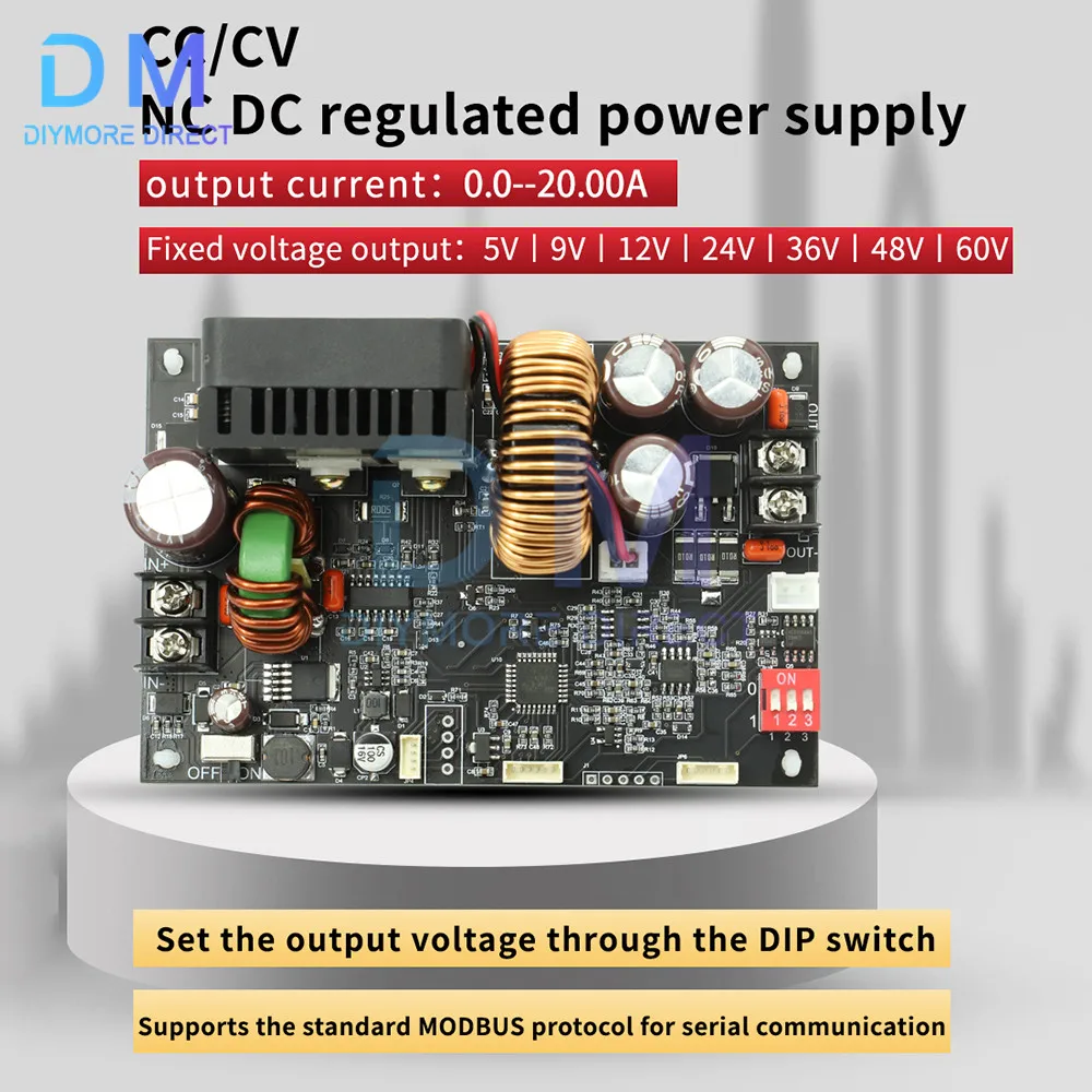 XY6020L CNC Adjustable DC Stabilized Voltage Power Supply Constant Voltage And Constant Current 20A/1200W Step-down Module