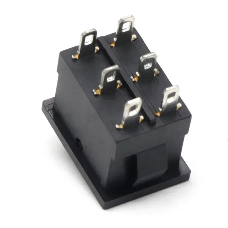 KCD1 Series Boat Car Rocker Switch 2/3/4/6 Pin 2/3 Position 6A/250V 10A/125V AC 15mm x 21mm Power Switches