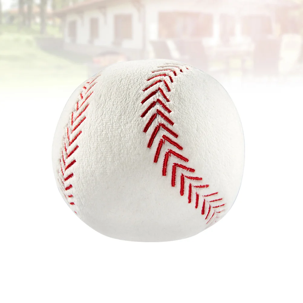 1 pz 12 cm creativo peluche palla giocattolo simulazione baseball regali festa di compleanno (bianco) peluche baseball