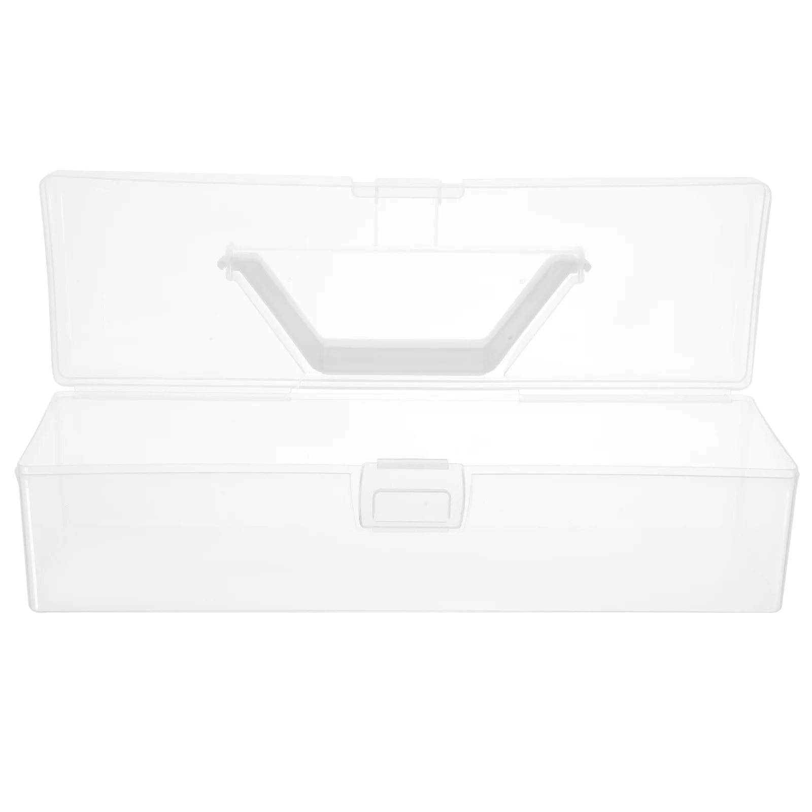 

Painting Box Clear Storage Box For Art Brushes Watercolor Pens Calligraphy Drawing Portable Tool Organizer Transparent