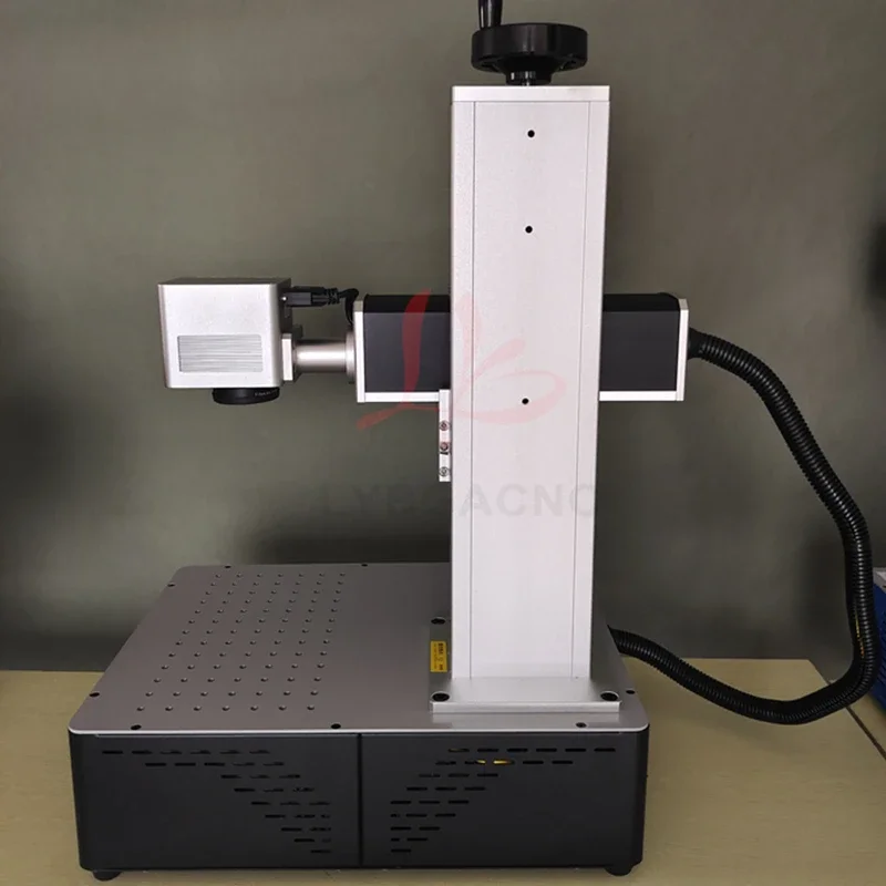 Desktop Mini JPT Galvo Scanner Align System 20W-60W Optical Fiber Laser Nameplate Marking Enraving Milling Metal Router Machine