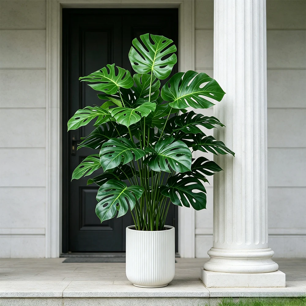 Monstera Adansonii - Grand arbre artificiel Monstera de 40-65
