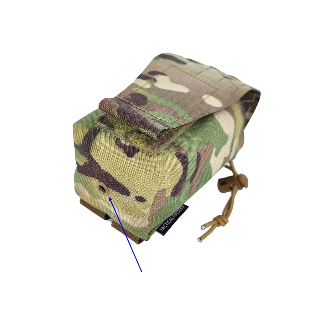 Tattico Outdoor SS Style SPUD Pouch Molle Sundries Bag Cintura da caccia multifunzionale separabile Doppio 5.56 545 Bag Camouflage