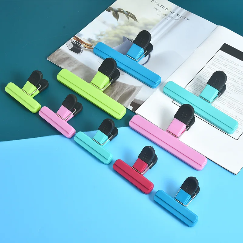 2PCS Multisize Food Sealing Clips Moisture Proof Snack Tea Powder Bag Sealer Household Kitchen Storage Clips