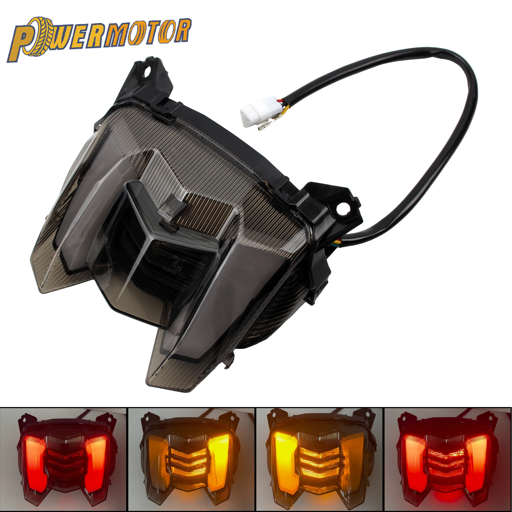 

Motorcycle LED Light Rear For Yamaha MT-09 FZ-09 FZ09 MT09 2017 2018 2019 2020 E-Mark Tail Light Brake Turn Signals Integrated