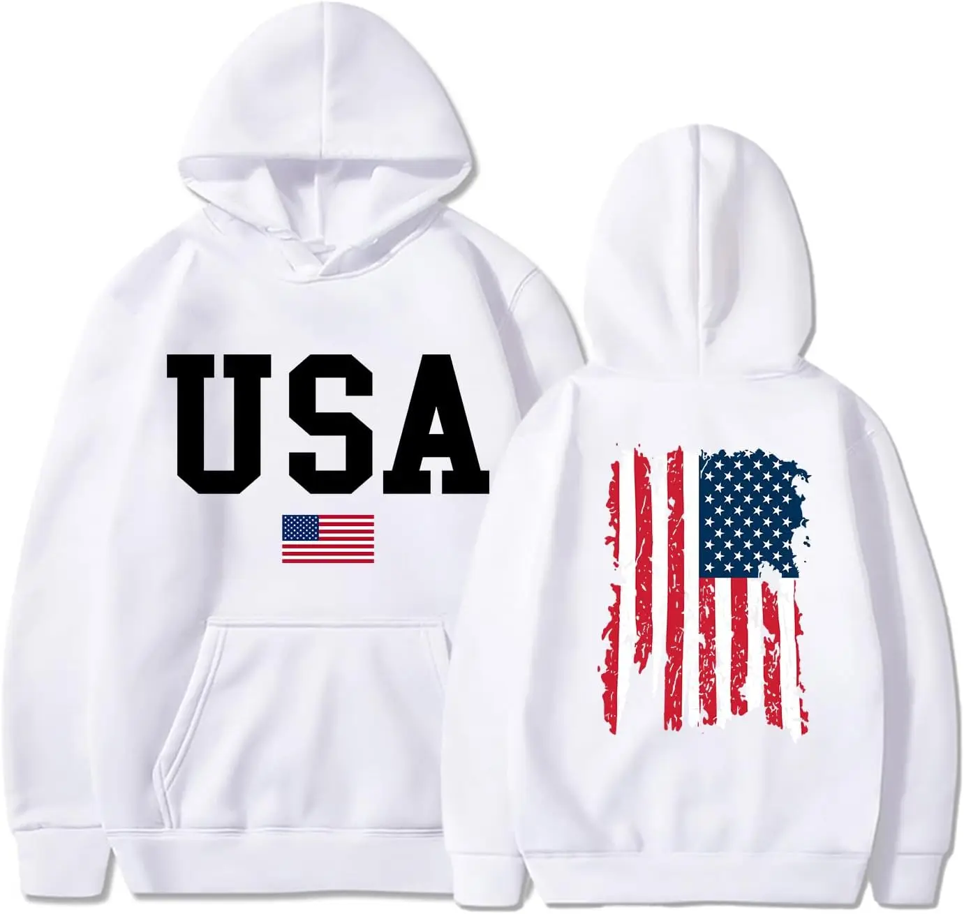 Moletom com capuz dos EUA para homens suéter com bandeira americana feminino pulôver de manga comprida unissex suéter dos EUA com capuz para homens