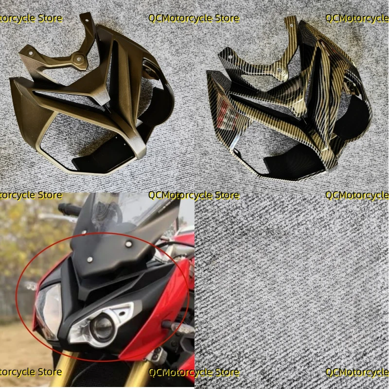 

Motorcycle Headlamp Cover Front Upper Fairing Headlight Cowl Nose Fit For BMW S1000R 2014 2015 2016 2017 2018 2019