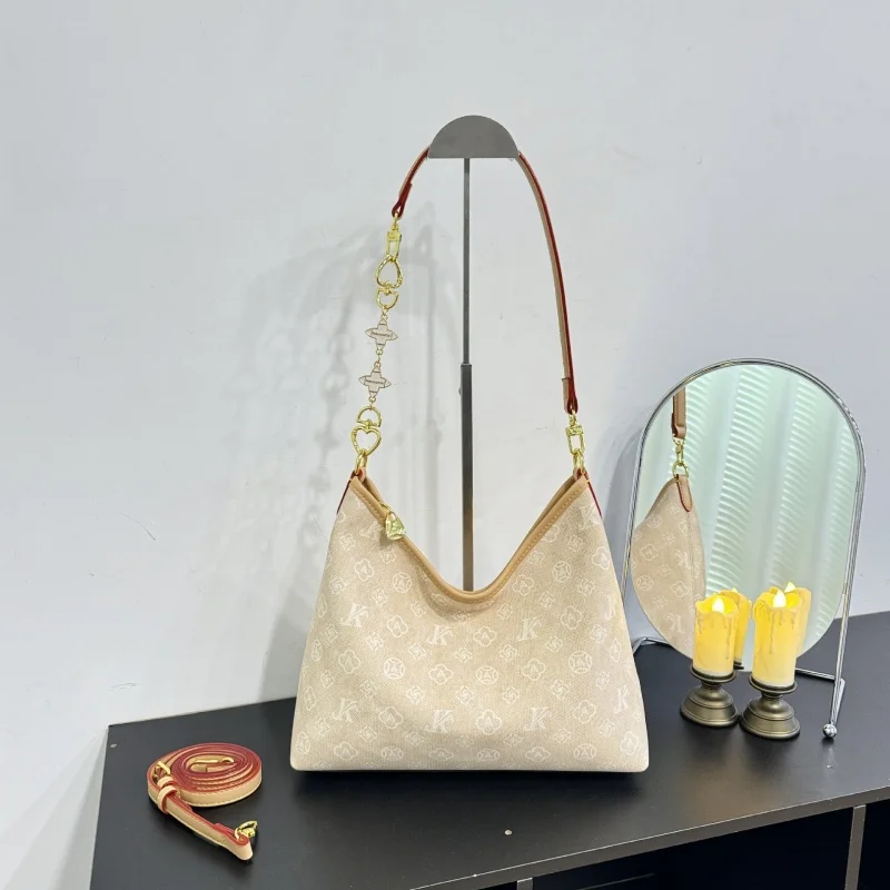 

2026 Solid Color Shoulder Bag / Classic Spring/Summer Crossbody Bag / Fresh and Simple Large Capacity Commuter Bag