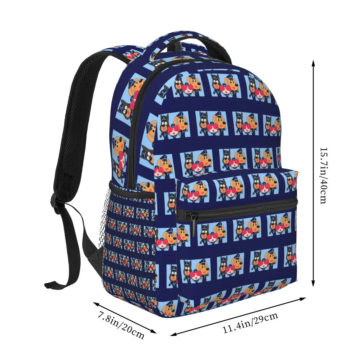 Sheriff Labrador Backpack Student Boys Girls BookBag Children School Bag Laptop Shoulder Bags for Men Women